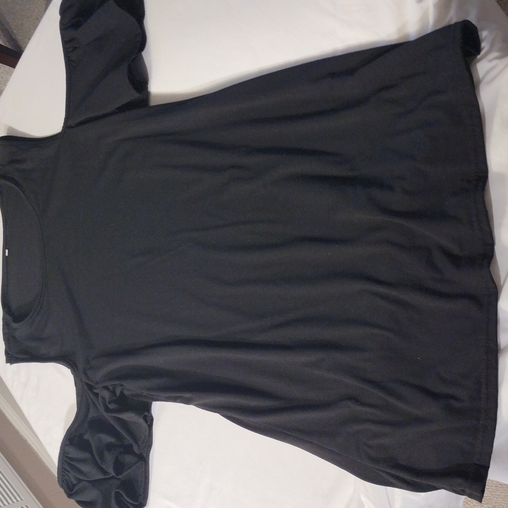 COULD SHOULDER Black Dress